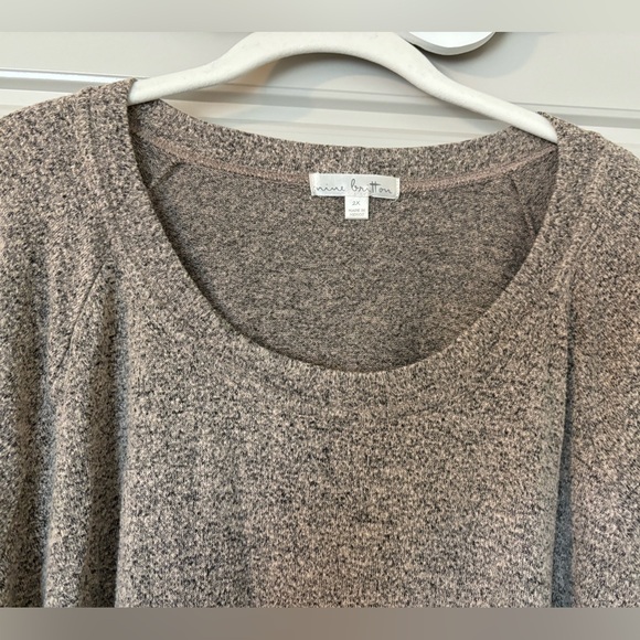 2x Nine Britton Billie tie-front brushed knit top - Picture 4 of 5